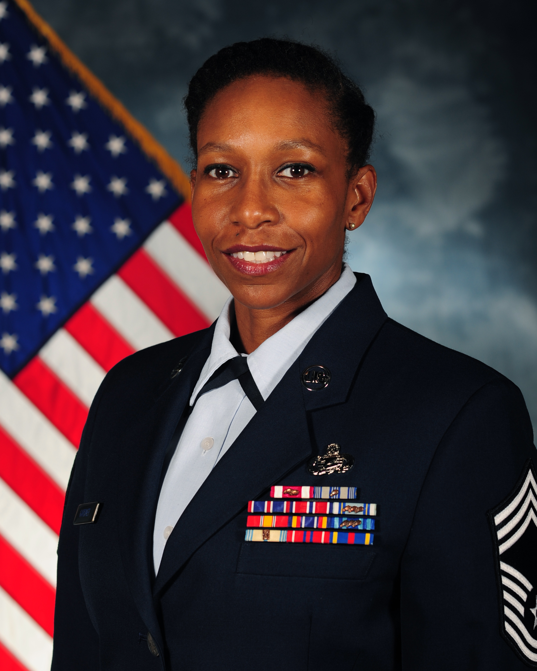 Chief Master Sgt. Edna D. Gardner's official photo